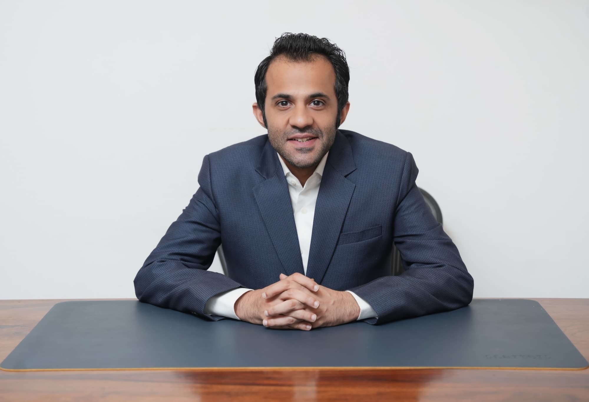 Mr. Ritesh Sachdeva, Managing Director, at his desk